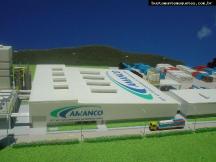 Foto de maquete fisica de Indústrias produzida para o cliente Amanco Brasil, localizada na cidade de Joinville/SC
