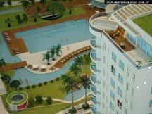 Foto de maquete fisica de Edifícios Residenciais produzida para o cliente PROCAVE, localizada na cidade de Balneário Camboriú/SC
