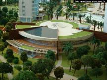Foto de maquete fisica de Edifícios Residenciais produzida para o cliente PROCAVE, localizada na cidade de Balneário Camboriú/SC