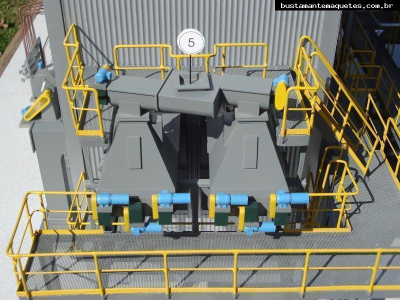 Foto de maquete fisica de Indústrias produzida para o cliente H. Bremer e Filhos Ltda., localizada na cidade de Rio do Sul/SC
