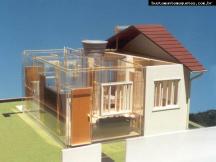 Foto de maquete fisica de Didáticas produzida para o cliente Tigre S.A Tubos e Conexões, localizada na cidade de Joinville/SC