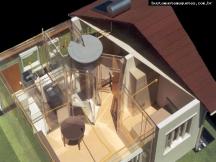 Foto de maquete fisica de Didáticas produzida para o cliente Tigre S.A Tubos e Conexões, localizada na cidade de Joinville/SC