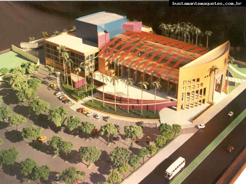Foto de maquete fisica de Prédios Públicos produzida para o cliente Prefeitura Municipal de Joinville, localizada na cidade de Joinville/SC