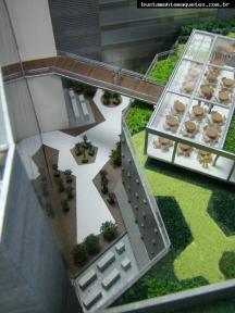 Foto de maquete fisica de Edifícios Comerciais produzida para o cliente SDI Engenharia, localizada na cidade de Rio de Janeiro/RJ