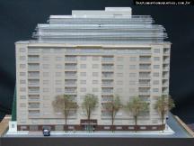 Foto de maquete fisica de Edifícios Comerciais produzida para o cliente SDI Engenharia, localizada na cidade de Rio de Janeiro/RJ