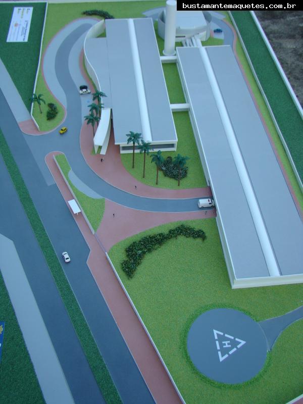 Foto de maquete fisica de Prédios Públicos produzida para o cliente Alleanza Projetos e Consultoria, localizada na cidade de Itajaí/SC