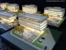 Foto de maquete fisica de Prédios Públicos produzida para o cliente IDP Brasil, localizada na cidade de Florianópolis/SC