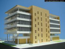 Foto de maquete fisica de Prédios Públicos produzida para o cliente IDP Brasil, localizada na cidade de Florianópolis/SC