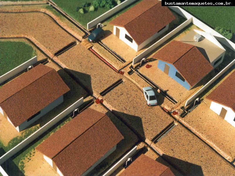 Foto de maquete fisica de Didáticas produzida para o cliente Tigre S.A Tubos e Conexões, localizada na cidade de Joinville/SC
