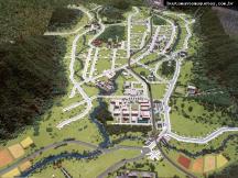 Foto de maquete fisica de Temáticas produzida para o cliente WEG Industrias Motores, localizada na cidade de Jaraguá do Sul/SC