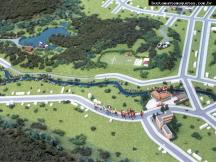 Foto de maquete fisica de Temáticas produzida para o cliente WEG Industrias Motores, localizada na cidade de Jaraguá do Sul/SC