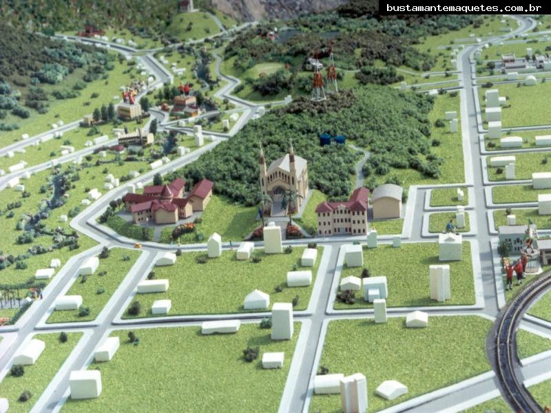Foto de maquete fisica de Temáticas produzida para o cliente WEG Industrias Motores, localizada na cidade de Jaraguá do Sul/SC