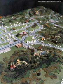 Foto de maquete fisica de Temáticas produzida para o cliente Prefeitura Municipal de Joinville, localizada na cidade de Joinville/SC