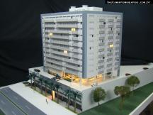 Foto de maquete fisica de Edifícios Comerciais produzida para o cliente De Bens-RJ, localizada na cidade de Rio de Janeiro/RJ