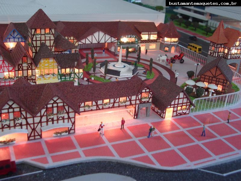 Foto de maquete fisica de Urbanismo produzida para o cliente PROEB Fund. Promotora de Exposições de Blumenau, localizada na cidade de Blumenau/SC