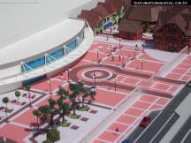 Foto de maquete fisica de Urbanismo produzida para o cliente PROEB Fund. Promotora de Exposições de Blumenau, localizada na cidade de Blumenau/SC