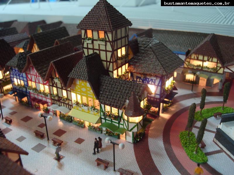 Foto de maquete fisica de Urbanismo produzida para o cliente PROEB Fund. Promotora de Exposições de Blumenau, localizada na cidade de Blumenau/SC
