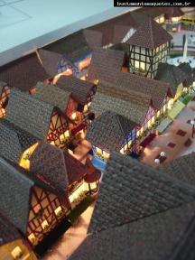 Foto de maquete fisica de Urbanismo produzida para o cliente PROEB Fund. Promotora de Exposições de Blumenau, localizada na cidade de Blumenau/SC