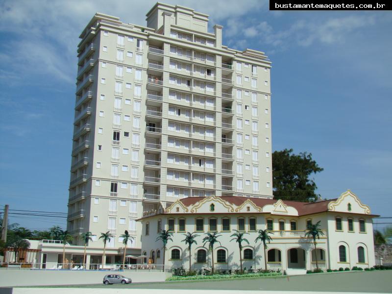Foto de maquete fisica de Edifícios Residenciais produzida para o cliente CCS Construtora, localizada na cidade de Joinville/SC