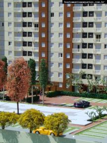 Foto de maquete fisica de Edifícios Residenciais produzida para o cliente Delta Incorporação, localizada na cidade de Rio de Janeiro/RJ