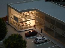Foto de maquete fisica de Edifícios Residenciais produzida para o cliente Frechal Construções, localizada na cidade de Blumenau/SC