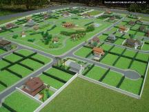 Foto de maquete fisica de Urbanismo produzida para o cliente Imobiliária Zattar, localizada na cidade de Joinville/SC