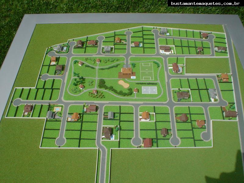 Foto de maquete fisica de Urbanismo produzida para o cliente Imobiliária Zattar, localizada na cidade de Joinville/SC