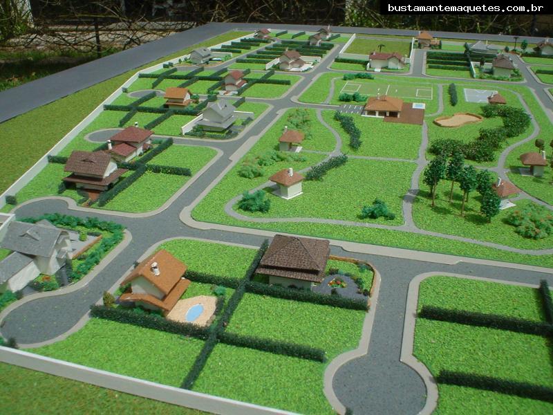 Foto de maquete fisica de Urbanismo produzida para o cliente Imobiliária Zattar, localizada na cidade de Joinville/SC