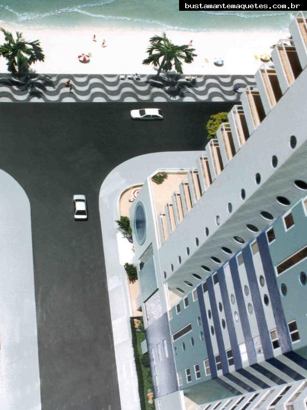 Foto de maquete fisica de Edifícios Residenciais produzida para o cliente PROCAVE, localizada na cidade de Balneário Camboriú/SC