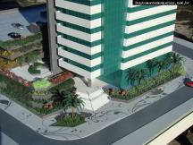 Foto de maquete fisica de Edifícios Comerciais produzida para o cliente Torresani Empreendimento Imobiliários Ltda., localizada na cidade de Blumenau/SC