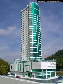 Foto de maquete fisica de Edifícios Residenciais produzida para o cliente FG Empreendimentos Ltda., localizada na cidade de Balneário Camboriú/SC