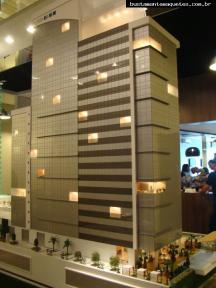 Foto de maquete fisica de Edifícios Comerciais produzida para o cliente Riviera Empreendimentos Ltda., localizada na cidade de Balneário Camboriú/SC