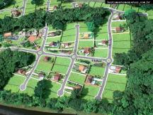 Foto de maquete fisica de Urbanismo produzida para o cliente GSP Grupo Sta Paula, localizada na cidade de Ourinhos/SP