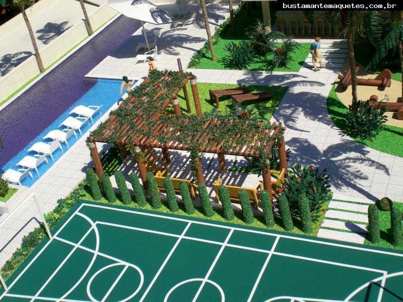 Foto de maquete fisica de Edifícios Residenciais produzida para o cliente GAFISA Construtora e Incorporadora, localizada na cidade de Belém/AL