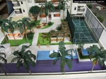 Foto de maquete fisica de Edifícios Residenciais produzida para o cliente GAFISA Construtora e Incorporadora, localizada na cidade de Belém/AL
