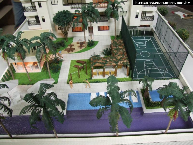 Foto de maquete fisica de Edifícios Residenciais produzida para o cliente GAFISA Construtora e Incorporadora, localizada na cidade de Belém/AL