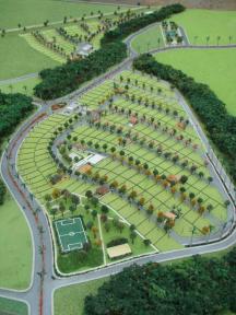 Foto de maquete fisica de Urbanismo produzida para o cliente Construtora Santa Izabel, localizada na cidade de São José dos Campos/SP