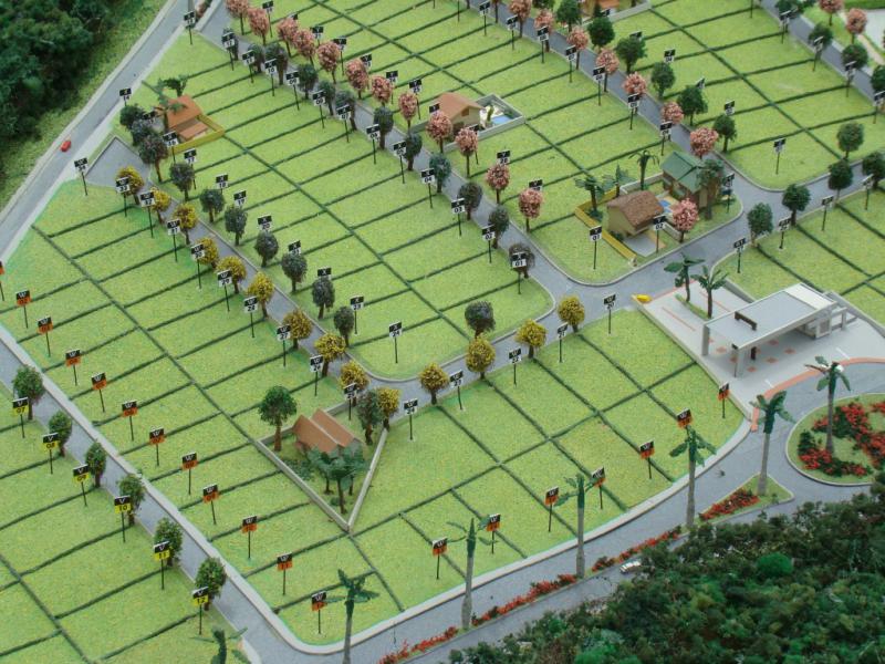 Foto de maquete fisica de Urbanismo produzida para o cliente Construtora Santa Izabel, localizada na cidade de São José dos Campos/SP