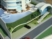 Foto de maquete fisica de Edifícios Residenciais produzida para o cliente Edificart Construtora e Incorporadora, localizada na cidade de Itajaí/SC