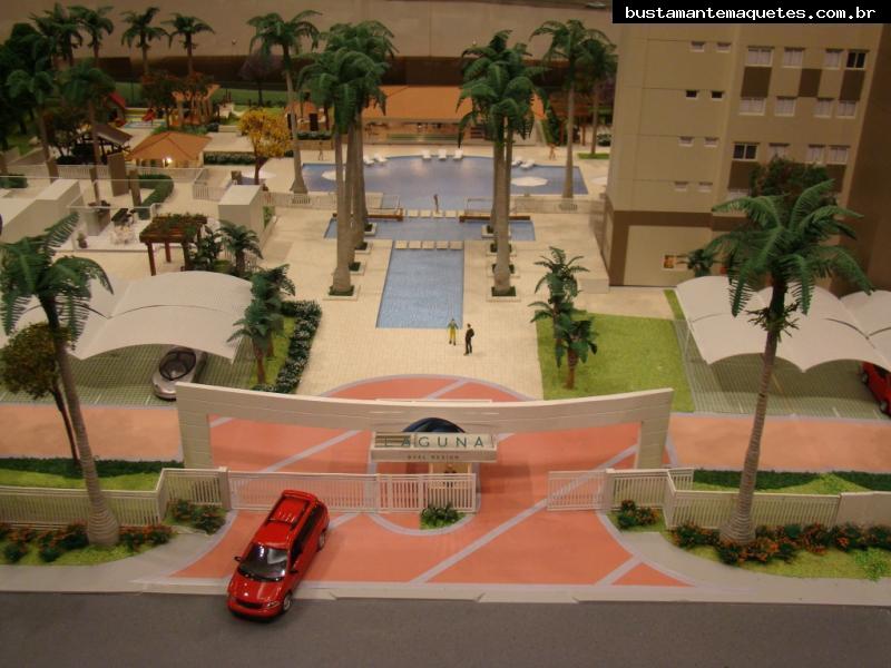 Foto de maquete fisica de Edifícios Residenciais produzida para o cliente INPAR, localizada na cidade de Nova Lima/MG