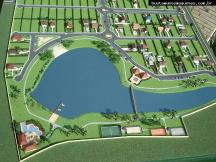 Foto de maquete fisica de Urbanismo produzida para o cliente FOP Empreendimentos e Incorporações LTDA, localizada na cidade de Feira de Santana/BA