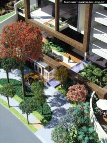 Foto de maquete fisica de Edifícios Residenciais produzida para o cliente Enec Construtora, localizada na cidade de Goiânia/GO