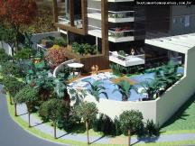 Foto de maquete fisica de Edifícios Residenciais produzida para o cliente Enec Construtora, localizada na cidade de Goiânia/GO