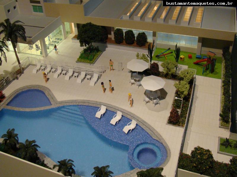 Foto de maquete fisica de Edifícios Residenciais produzida para o cliente GAFISA Construtora e Incorporadora, localizada na cidade de Goiânia/GO