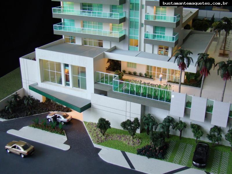 Foto de maquete fisica de Edifícios Residenciais produzida para o cliente GAFISA Construtora e Incorporadora, localizada na cidade de Goiânia/GO