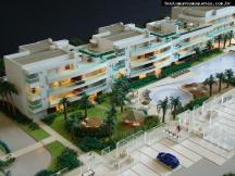 Foto de maquete fisica de Edifícios Residenciais produzida para o cliente Furtado de Mendonça Empreendimentos, localizada na cidade de Florianópolis/SC