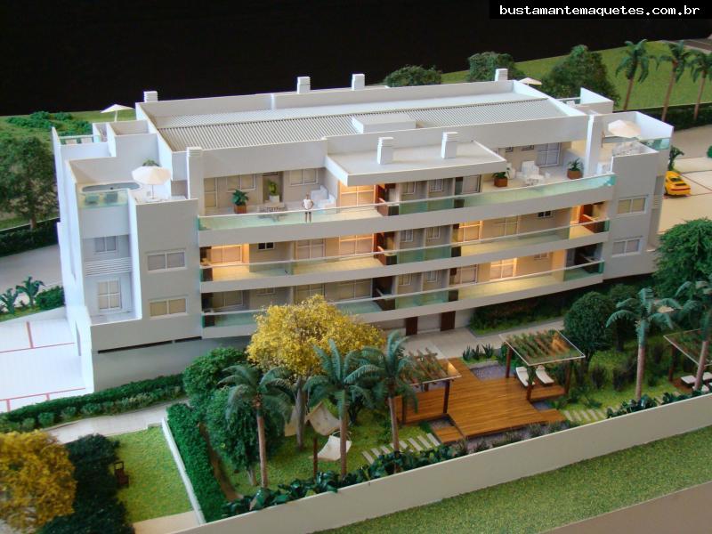 Foto de maquete fisica de Edifícios Residenciais produzida para o cliente Furtado de Mendonça Empreendimentos, localizada na cidade de Florianópolis/SC