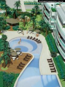 Foto de maquete fisica de Edifícios Residenciais produzida para o cliente Furtado de Mendonça Empreendimentos, localizada na cidade de Florianópolis/SC