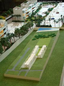 Foto de maquete fisica de Edifícios Residenciais produzida para o cliente Furtado de Mendonça Empreendimentos, localizada na cidade de Florianópolis/SC
