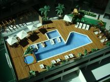 Foto de maquete fisica de Edifícios Residenciais produzida para o cliente Grupo Estrutura, localizada na cidade de Joinville/SC
